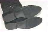 FRANCO SARTO Bottes Daim Plissé Noir T 10 / T 42 BE
