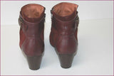 WONDERS Bottines boots Nubuck Bordeaux T 39 TBE