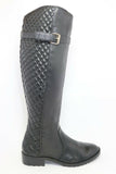 ZARA Trafaluc Bottes Cavalière Simili Cuir Noir T41 BE