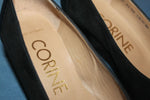 CORINE Escarpins cuir noir Doublés Cuir  T 37 BE