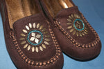 JENNYFER Escarpins Synthétique Marron et Perles T 36 TTBE