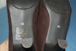 JENNYFER Escarpins Synthétique Marron et Perles T 36 TTBE