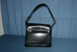 Sac GIADA Simili Cuir Noir Rigide Porté Epaule  BE