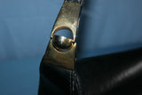 Sac GIADA Simili Cuir Noir Rigide Porté Epaule  BE