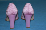 Escarpins Agnes FLO Tissu parme T 36 BE