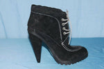 Bottines  ASOS Talons Coniques  Cuir Noir T 38.5 BE
