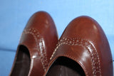 K.WOMAN Escarpins Simili Cuir Marron T 41 TBE