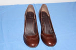 K.WOMAN Escarpins Simili Cuir Marron T 41 TBE