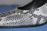 Escarpins VIA LATINA Tout Cuir Façon Python Gris  T35.5 BE