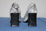 Escarpins VIA LATINA Tout Cuir Façon Python Gris  T35.5 BE