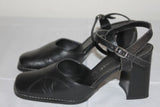 Escarpins BINOME Cuir Noir T 37 BE