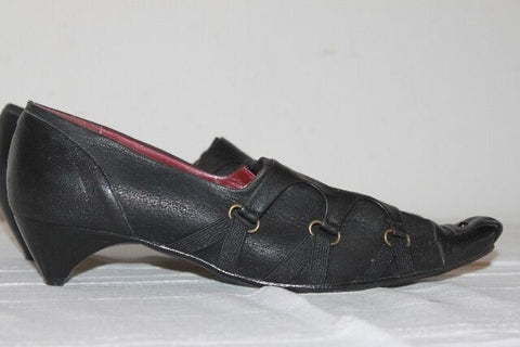 Escarpins FRANCE MODE  cuir Noir T 40 TBE