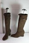 Bottes TISSAIA Marron Talons compensés T 38  TTBE