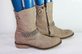 Bottines NOEL  Cuir Marron Clair  T 35 BE