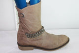 Bottines NOEL  Cuir Marron Clair  T 35 BE