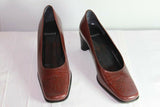 Escarpins CAPARRINI Tout  Cuir Marron T 36 TTBE
