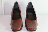 Escarpins CAPARRINI Tout  Cuir Marron T 36 TTBE