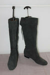 TOGETHER Bottes  Daim  Souple Gris Foncé  T39  TBE
