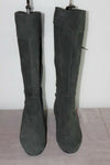 TOGETHER Bottes  Daim  Souple Gris Foncé  T39  TBE