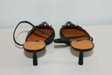Escarpins Ouverts FUGITIVE  Cuir Noir T 39 Etat Neuf