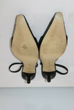 Escarpins Ouverts FUGITIVE  Cuir Noir T 39 Etat Neuf