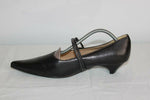 Escarpins à Sangles HONG TAI Simili Cuir Noir  T 39 TBE