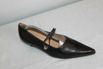Escarpins à Sangles HONG TAI Simili Cuir Noir  T 39 TBE
