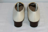 Escarpins BAYONA  Cuir crème et Jaune T38.5 TBE