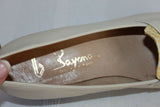 Escarpins BAYONA  Cuir crème et Jaune T38.5 TBE
