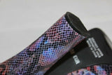 Escarpins CROWN Privilège  Cuir Violet Façon Python Hauts Talons T38 En TTBE