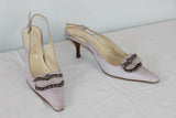 Escarpins APOSTROPHE Daim Parme et Gris T36.5