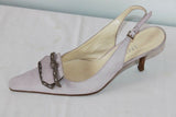 Escarpins APOSTROPHE Daim Parme et Gris T36.5