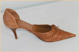 Escarpins Pointus MINELLI Tout Cuir Marron T 39 BE