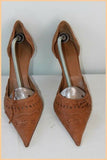 Escarpins Pointus MINELLI Tout Cuir Marron T 39 BE