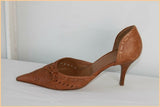 Escarpins Pointus MINELLI Tout Cuir Marron T 39 BE