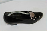 VINTAGE Escarpins BOCAGE Cuir Verni Noir T 37.5 BE