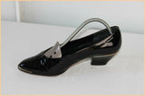 VINTAGE Escarpins BOCAGE Cuir Verni Noir T 37.5 BE