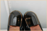 VINTAGE Escarpins BOCAGE Cuir Verni Noir T 37.5 BE