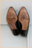 VINTAGE Escarpins BOCAGE Cuir Verni Noir T 37.5 BE