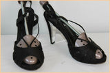 Escarpins LA SCARPA Tissu Satiné Noir T 39 TTBE