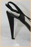Escarpins LA SCARPA Tissu Satiné Noir T 39 TTBE