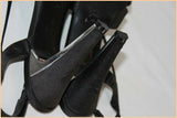 Escarpins LA SCARPA Tissu Satiné Noir T 39 TTBE