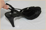 Escarpins LA SCARPA Tissu Satiné Noir T 39 TTBE