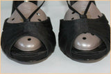 Escarpins LA SCARPA Tissu Satiné Noir T 39 TTBE