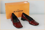 Escarpins JB MARTIN Cuir Verni Carmin T 37 TBE