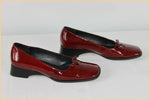 Escarpins JB MARTIN Cuir Verni Carmin T 37 TBE