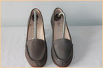 Escarpins PERTINI Tout Cuir Gris T 36 TBE