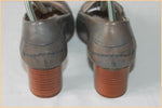 Escarpins PERTINI Tout Cuir Gris T 36 TBE
