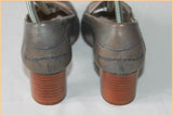 Escarpins PERTINI Tout Cuir Gris T 36 TBE