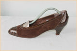 Escarpins BARBARA BOCCACCINI Tout Cuir Marron T 37.5 BE